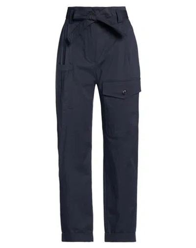 Eleventy Woman Pants Midnight Blue Size 2 Cotton, Lyocell, Elastane In Pattern