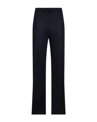 Eleventy Woman Pants Midnight Blue Size S Silk, Viscose