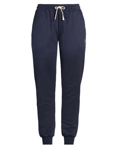 Eleventy Woman Pants Midnight Blue Size Xl Cotton, Elastane