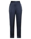 Eleventy Woman Pants Navy Size 4 Triacetate, Cupro In Navy Blue