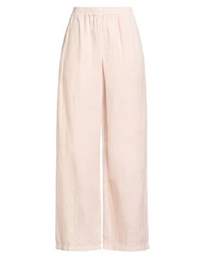 Eleventy Woman Pants Pink Size 0 Linen