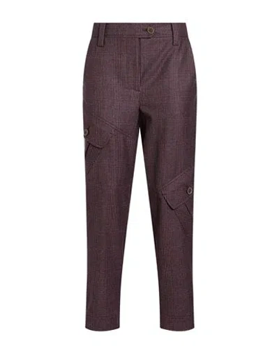 Eleventy Woman Pants Purple Size 2 Wool
