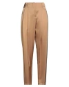 Eleventy Woman Pants Sand Size 4 Triacetate, Cupro In Brown