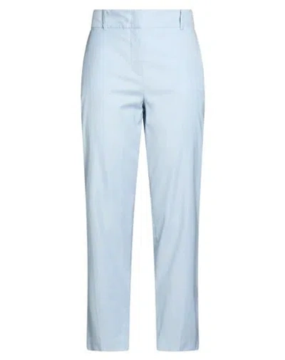 Eleventy Woman Pants Sky Blue Size 0 Wool, Viscose, Elastane