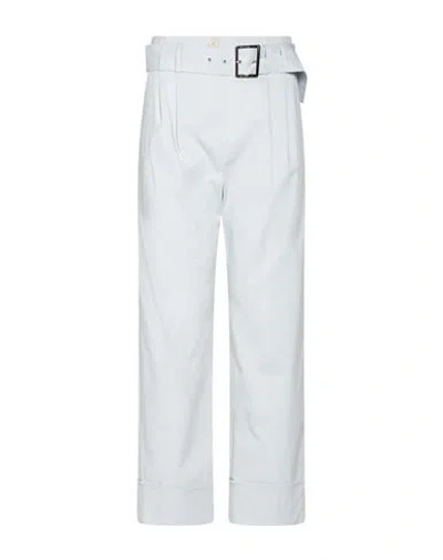 Eleventy Woman Pants Sky Blue Size 2 Cotton, Lyocell, Elastane
