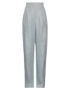 Eleventy Woman Pants Sky Blue Size 2 Linen In Blue