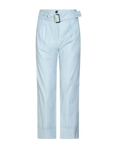 Eleventy Woman Pants Sky Blue Size 2 Wool, Viscose, Elastane