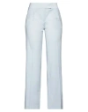 Eleventy Woman Pants Sky Blue Size 4 Wool, Polyamide, Elastane In Blue
