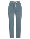Eleventy Woman Pants Slate Blue Size 2 Cotton, Elastane