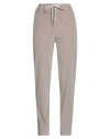 Eleventy Woman Pants Taupe Size 2 Cotton, Cashmere, Elastane In Gray