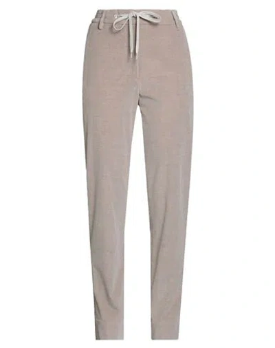 Eleventy Woman Pants Taupe Size 2 Cotton, Cashmere, Elastane In Gray