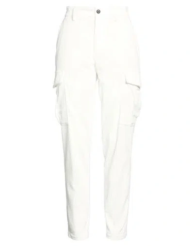 Eleventy Woman Pants White Size 33 Cotton
