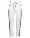 Eleventy Woman Pants White Size S Cotton, Polyester