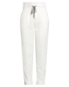 Eleventy Woman Pants White Size S Cotton, Wool, Viscose, Cashmere In White