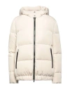 Eleventy Woman Down Jacket Cream Size Xxl Polyester In White