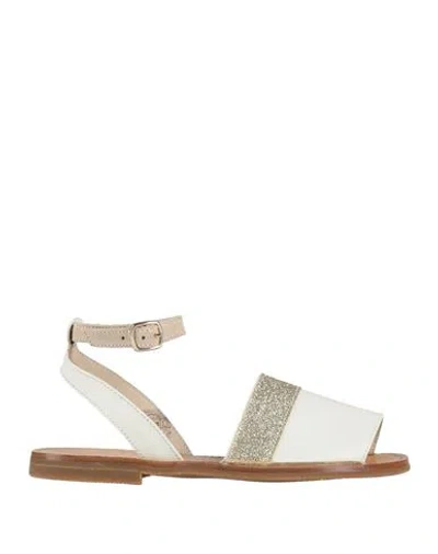 Eleventy Woman Sandals Ivory Size 7 Leather In White