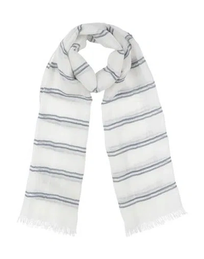 Eleventy Woman Scarf Blue Size - Linen, Modal, Cotton, Synthetic Fibers