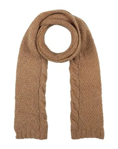 Eleventy Woman Scarf Camel Size - Viscose, Alpaca Wool, Wool, Polyester In Burgundy