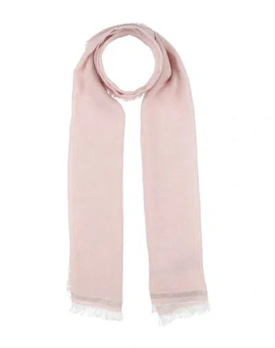 Eleventy Woman Scarf Light Pink Size - Linen, Cotton, Acrylic