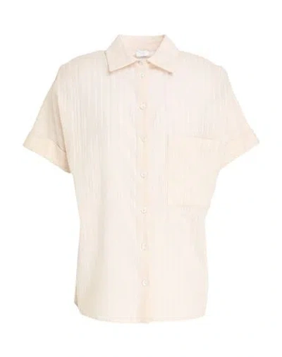 Eleventy Woman Shirt Beige Size 2 Cotton In Neutral
