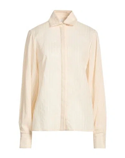 Eleventy Woman Shirt Cream Size 2 Cotton In White
