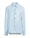 Eleventy Woman Shirt Light Blue Size Xl Polyamide In Blue