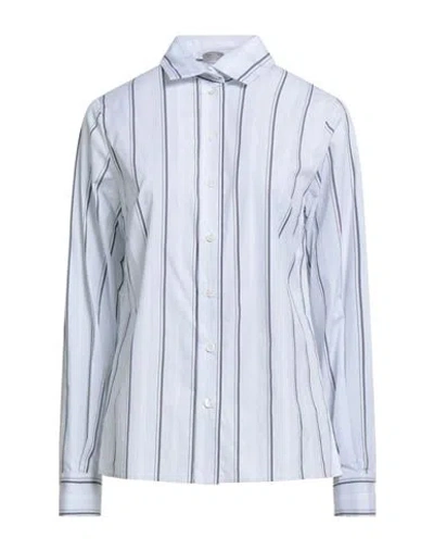 Eleventy Woman Shirt Sky Blue Size 2 Cotton, Elastane