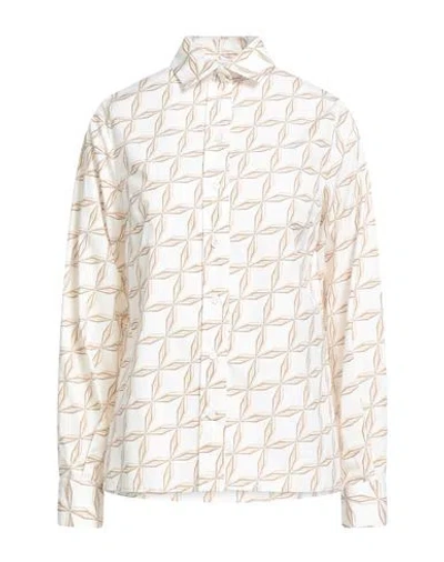 Eleventy Woman Shirt White Size 6 Cotton In Neutral