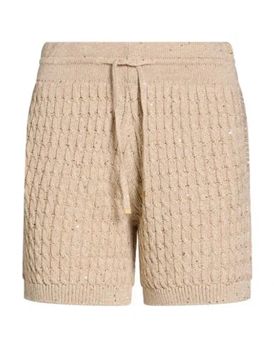 Eleventy Woman Shorts & Bermuda Shorts Beige Size Xs Cotton, Linen, Polyester