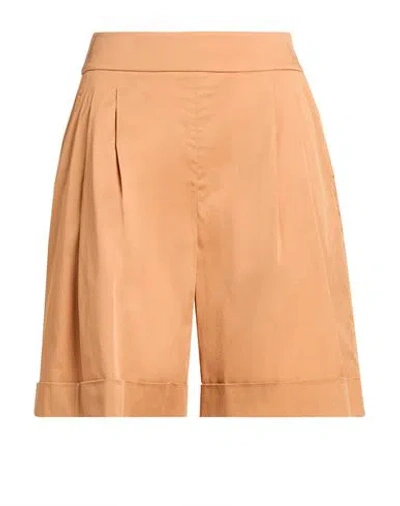 Eleventy Woman Shorts & Bermuda Shorts Rust Size 2 Cotton, Elastane In Red