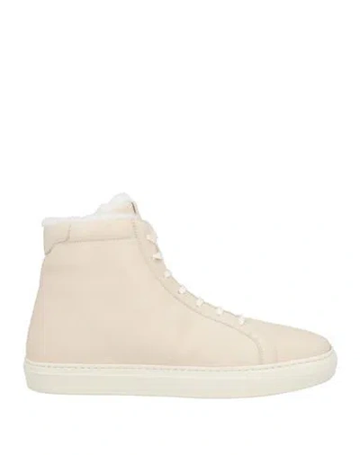 Eleventy Woman Sneakers Cream Size 6 Leather In White