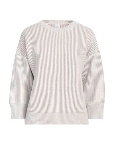 Eleventy Woman Sweater Beige Size Xxl Wool, Viscose, Cashmere In White