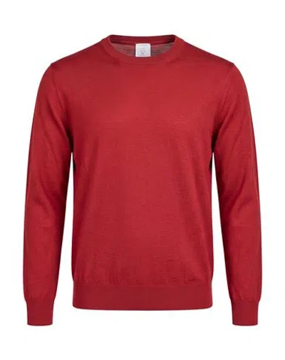 Eleventy Woman Sweater Brick Size S Wool In Red