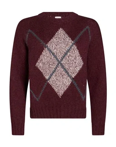 Eleventy Woman Sweater Burgundy Size Xl Alpaca Wool, Wool, Polyamide, Polyester