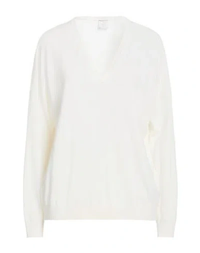 Eleventy Woman Sweater Cream Size L Wool In White