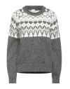Eleventy Woman Sweater Grey Size L Alpaca Wool, Wool, Polyester In Grey