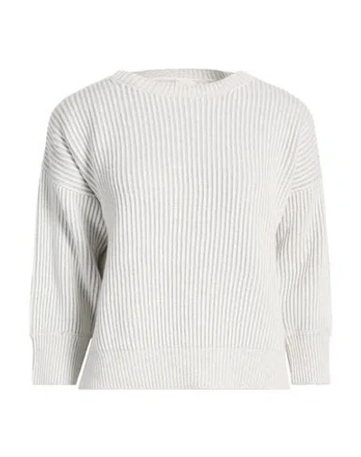 Eleventy Woman Sweater Grey Size S Wool, Viscose, Cashmere In Gray