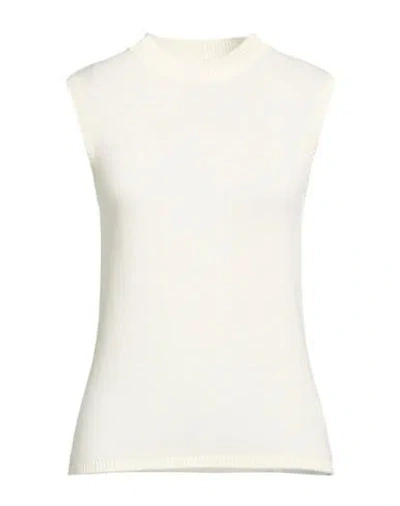 Eleventy Woman Sweater Ivory Size Xl Cashmere In White