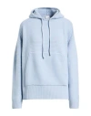 Eleventy Woman Sweater Light Blue Size M Wool, Viscose, Cashmere In Blue
