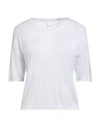 Eleventy Woman Sweater Light Grey Size L Viscose, Polyester In White
