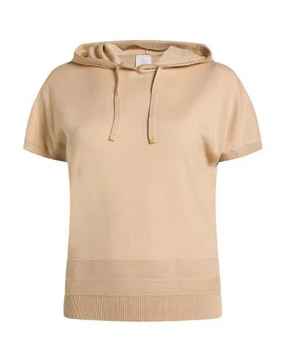 Eleventy Woman Sweater Sand Size S Wool In Beige
