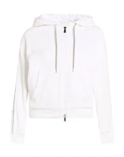 Eleventy Woman Sweatshirt White Size Xs Cotton