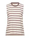 Eleventy T-shirts In Brown
