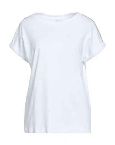 Eleventy Woman T-shirt White Size L Cotton