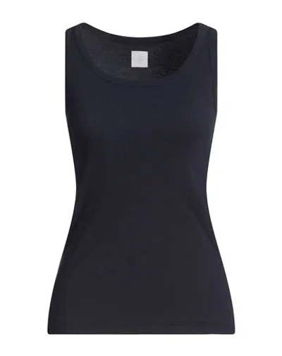 Eleventy Woman Tank Top Midnight Blue Size S Cotton