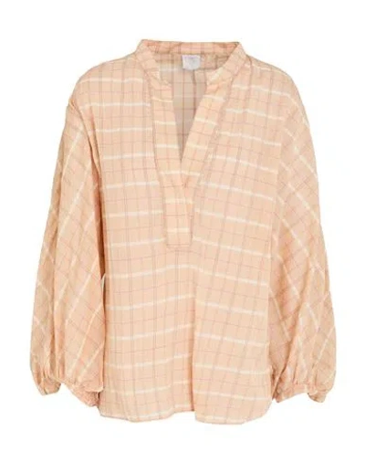 Eleventy Woman Top Apricot Size 2 Cotton In Orange