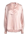 Eleventy Woman Top Blush Size 2 Silk In Pink