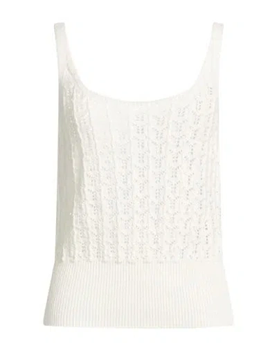 Eleventy Woman Top Ivory Size L Cotton, Linen, Polyester In White