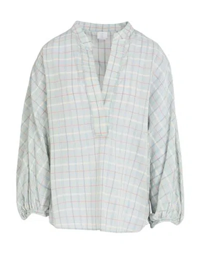 Eleventy Woman Top Sky Blue Size 2 Cotton