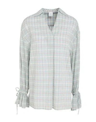 Eleventy Woman Top Sky Blue Size 2 Cotton